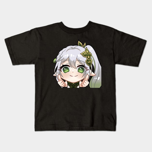 Kusanali Nahida Genshin Impact Kids T-Shirt by Araki Shop